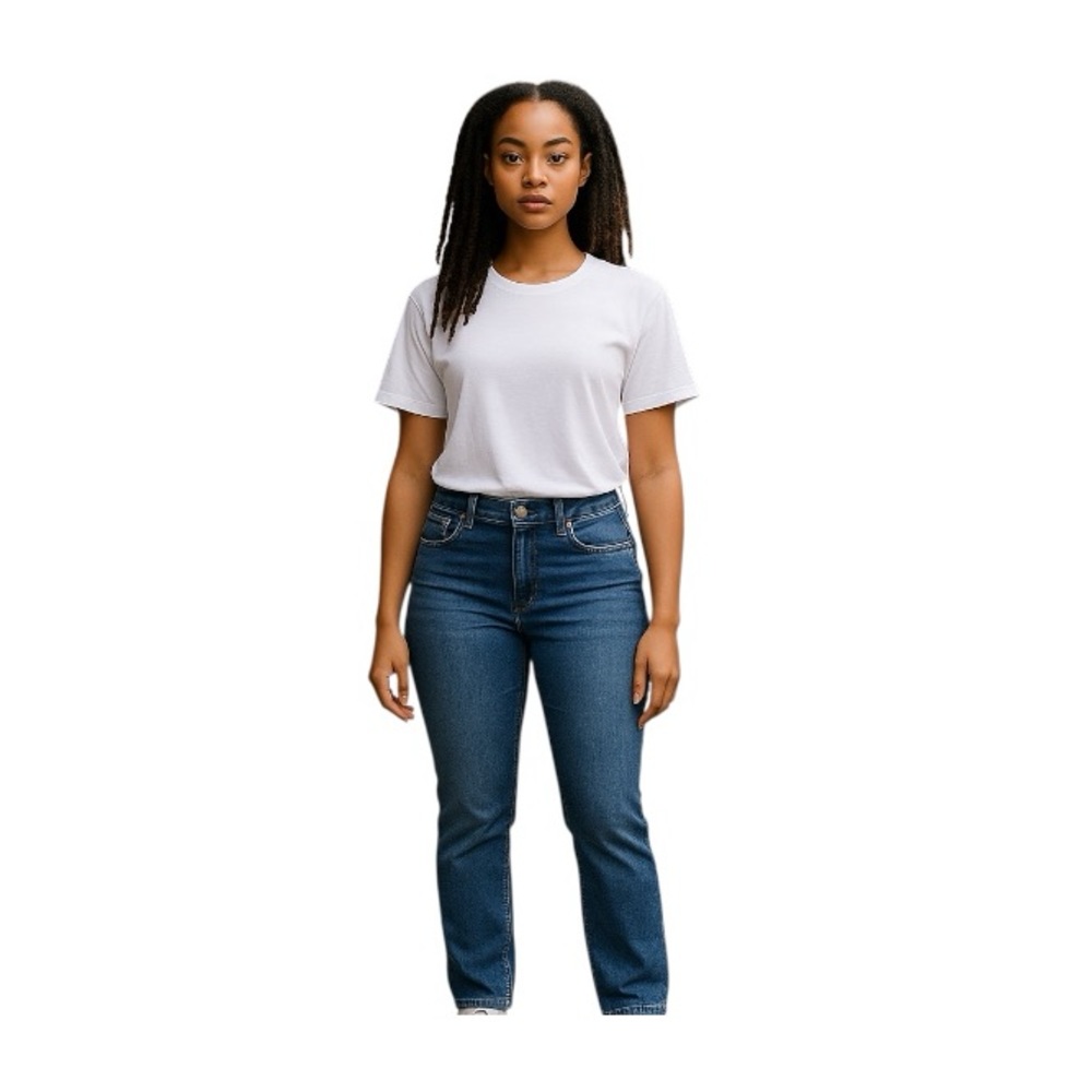 New Directions Curvy Boot Cut Jeans Classic Denim